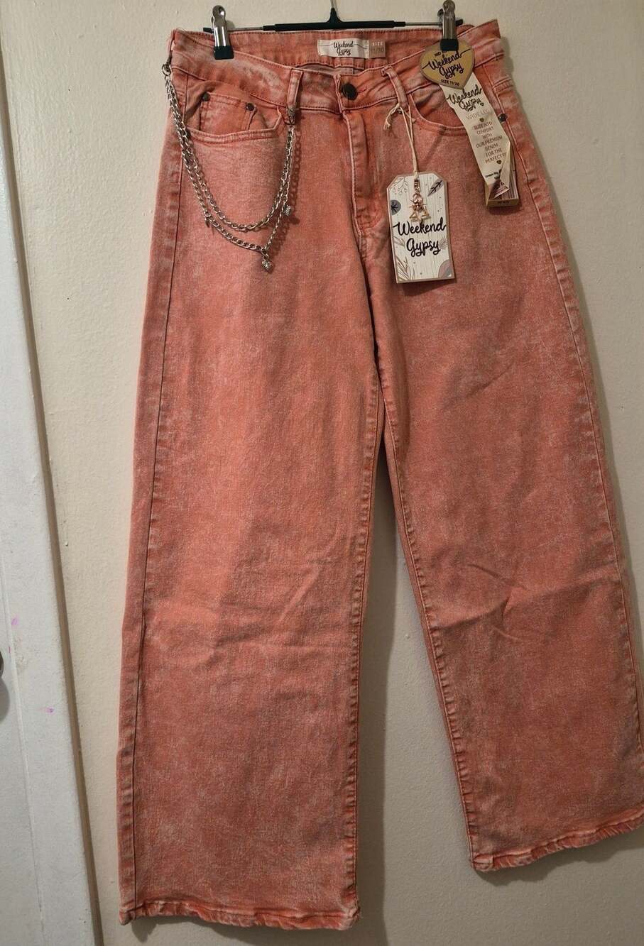 Weekend Gypsy Mid-Rise Wide Leg Denim Jeans